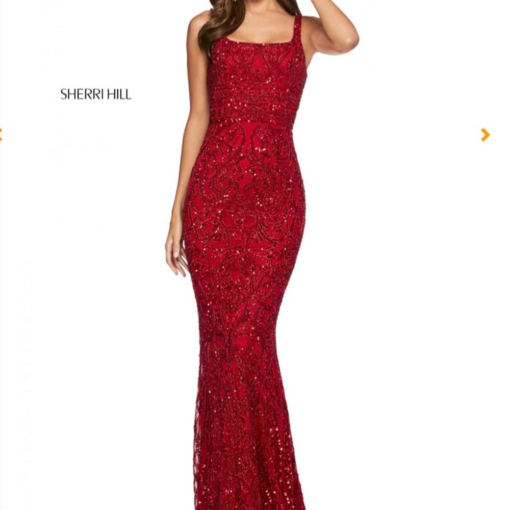 Red sequin Sherri Hill Dress